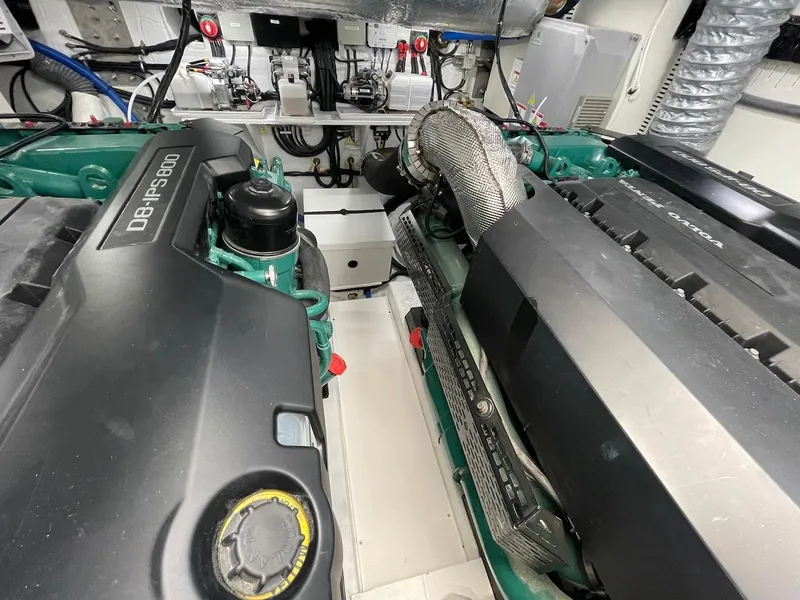 Slide: The Image of Engine room of 2025 Schaefer 510 GT with D8-IPS 800 engines. - 43