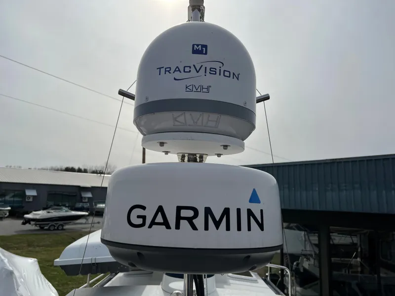 Slide: The Image of Garmin and TracVision equipment on 2013 Ranger Tugs R-27 boat. - 20