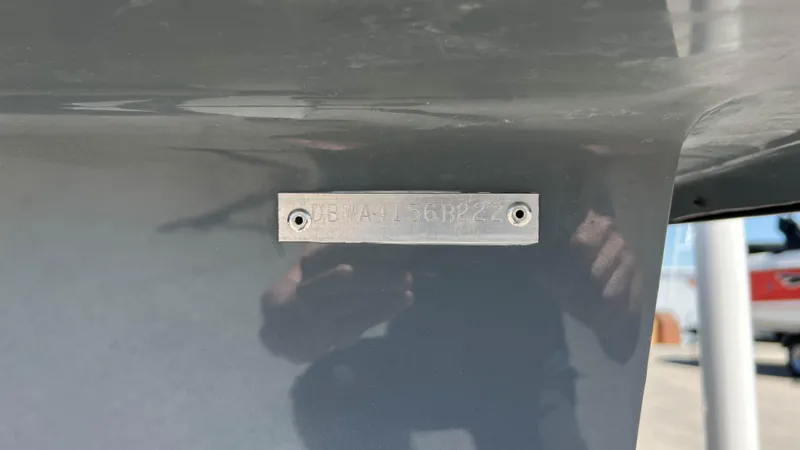 Slide: The Image of Close-up of 2023 Dargel KAT 250 DX hull identification number plate. - 14