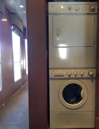 Slide: The Image of Stacked washer and dryer in 2004 Sumerset Kapalua Share #13 houseboat. - 9