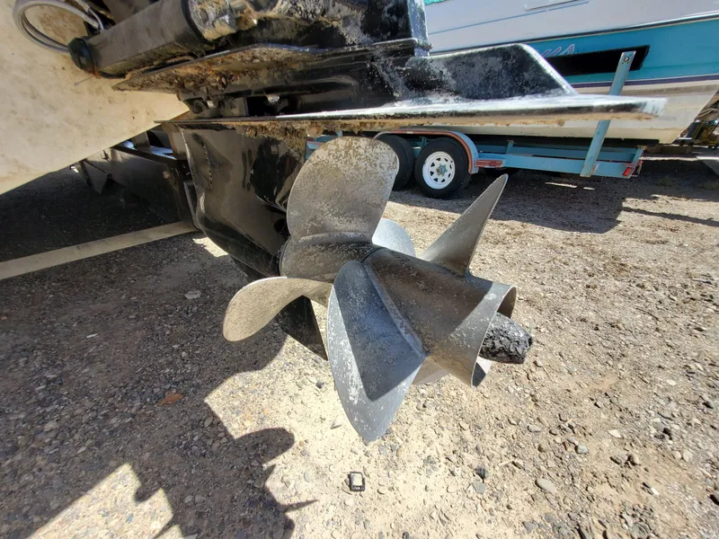 Slide: The Image of Close-up of a 2012 Formula 310 Sun Sport boat propeller. - 39