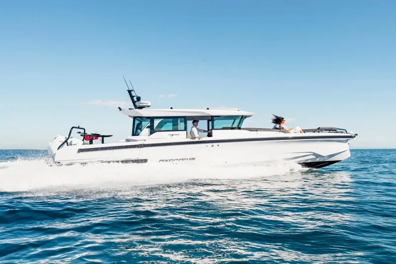 Slide: The Image of Axopar 38 XC Cross Cabin 2027 - 1