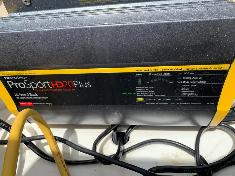 Slide: The Image of ProMariner ProSport HD20 Plus battery charger on a 2015 Epic 22SC Bay Boat. - 21