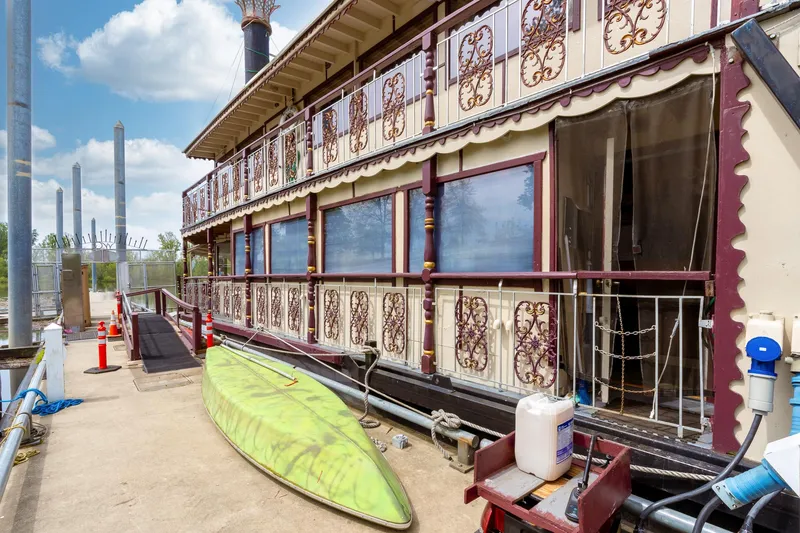 Slide: The Image of Custom Howdy Eidelman Sternwheeler - Jack Sarin 1990 - 115