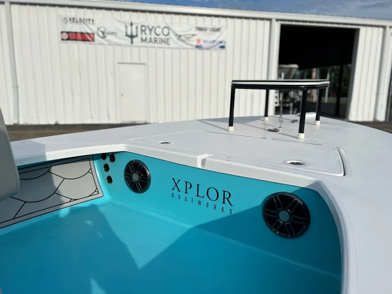 Slide: The Image of 2022 Xplor X7 boat at Ryco Marine dealership. - 3