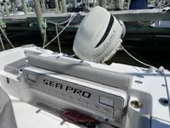 Slide: The Image of 2019 Sea Pro 239 Center Console boat at dock. - 20
