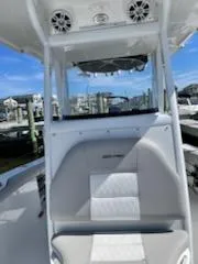 Slide: The Image of 2019 Sea Pro 239 Center Console boat with seating area. - 23