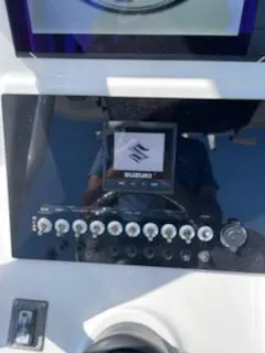 Slide: The Image of Dashboard of a 2019 Sea Pro 239 Center Console boat. - 27