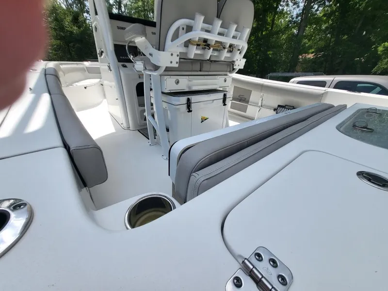 Slide: The Image of Interior view of a 2019 Sea Pro 239 Center Console boat. - 7
