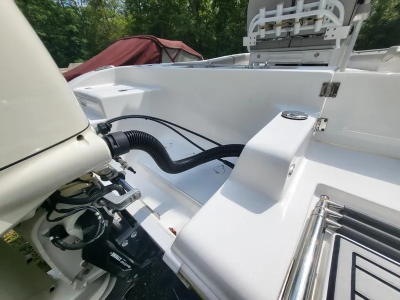 Slide: The Image of 2019 Sea Pro 239 Center Console boat, interior detail view. - 8