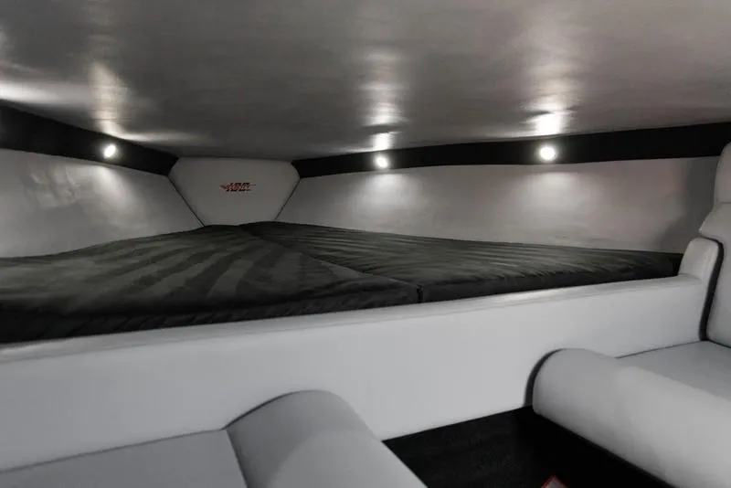 Slide: The Image of 2024 Velocity VR1 interior cabin with modern lighting and comfortable seating. - 3