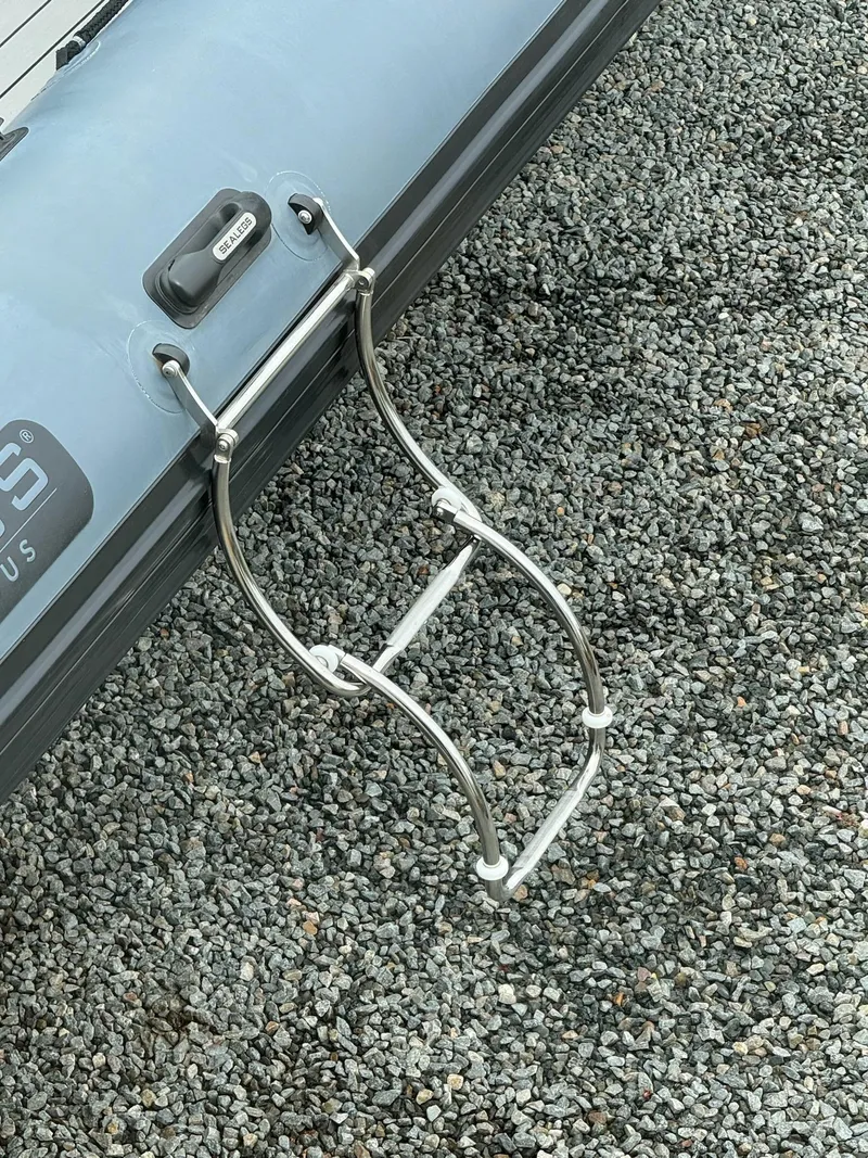Slide: The Image of Sealegs 9M 2019 boat ladder on gravel surface. - 4