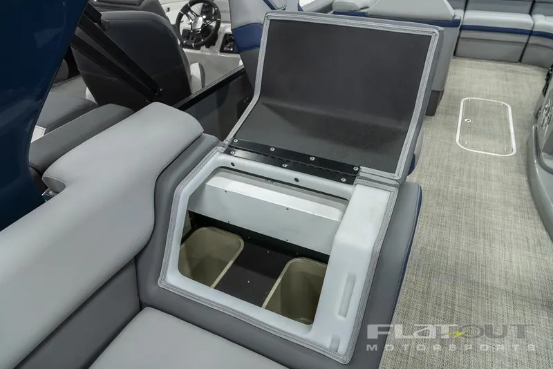 Slide: The Image of 2022 South Bay 525 RS 3.0 Arch 250HP boat interior storage compartment. - 29