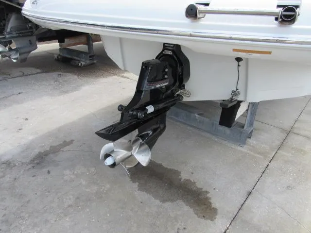 Slide: The Image of 2016 Crownline 255 SS boat stern with propeller and outdrive. - 5