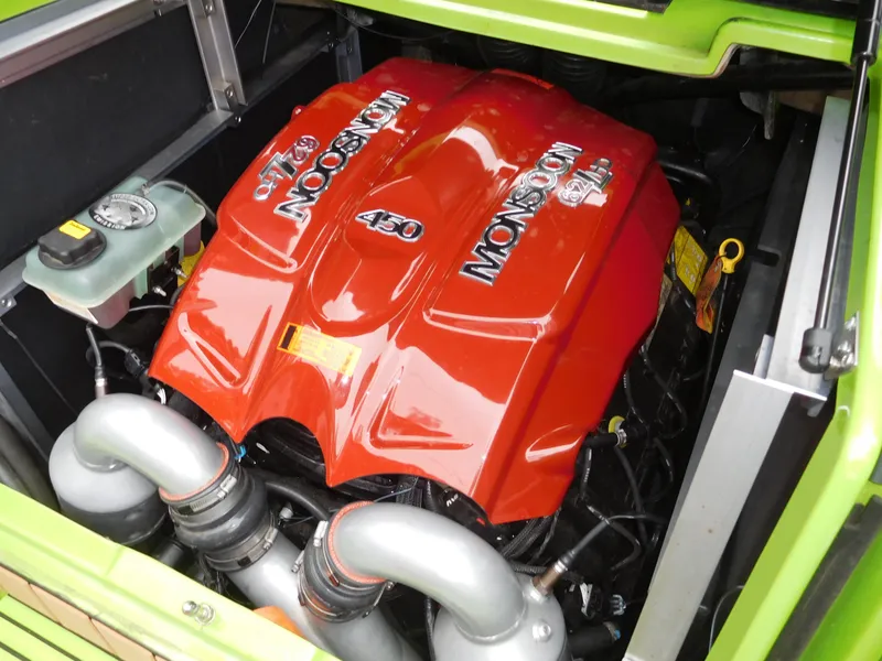 Slide: The Image of 2017 Malibu Wakesetter 24 MXZ Monsoon 450 engine. - 49