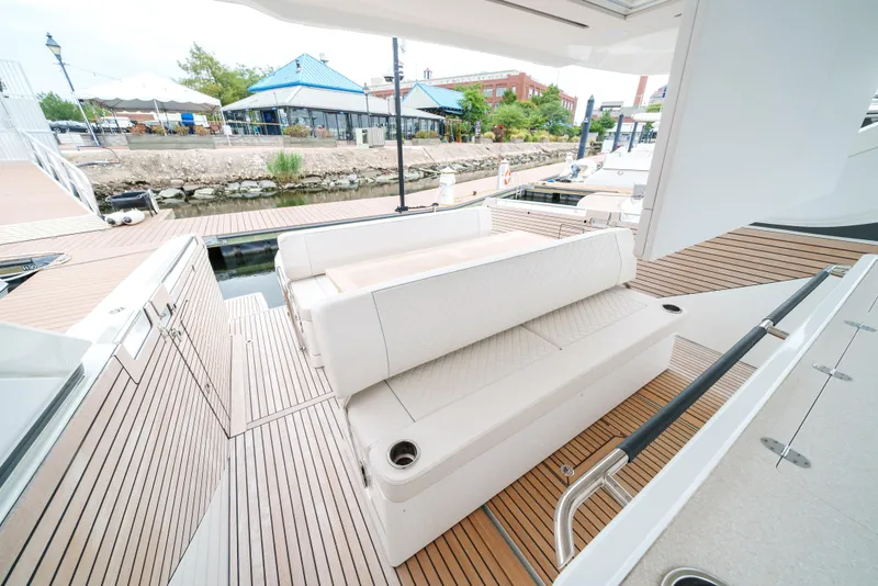 Slide: The Image of 2024 Jeanneau DB|43 Outboard yacht with spacious deck and comfortable seating. - 46