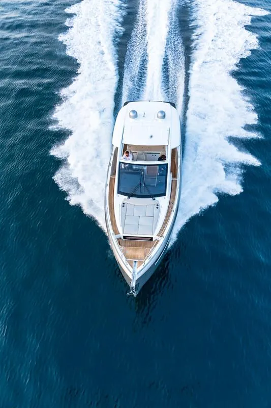 Slide: The Image of 2025 Jeanneau DB|43 Inboard cruising on open water. - 20