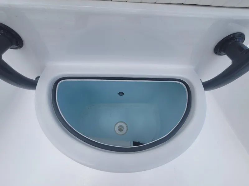 Slide: The Image of 2025 Piranha Casador B2200 livewell with sleek design and durable construction. - 14