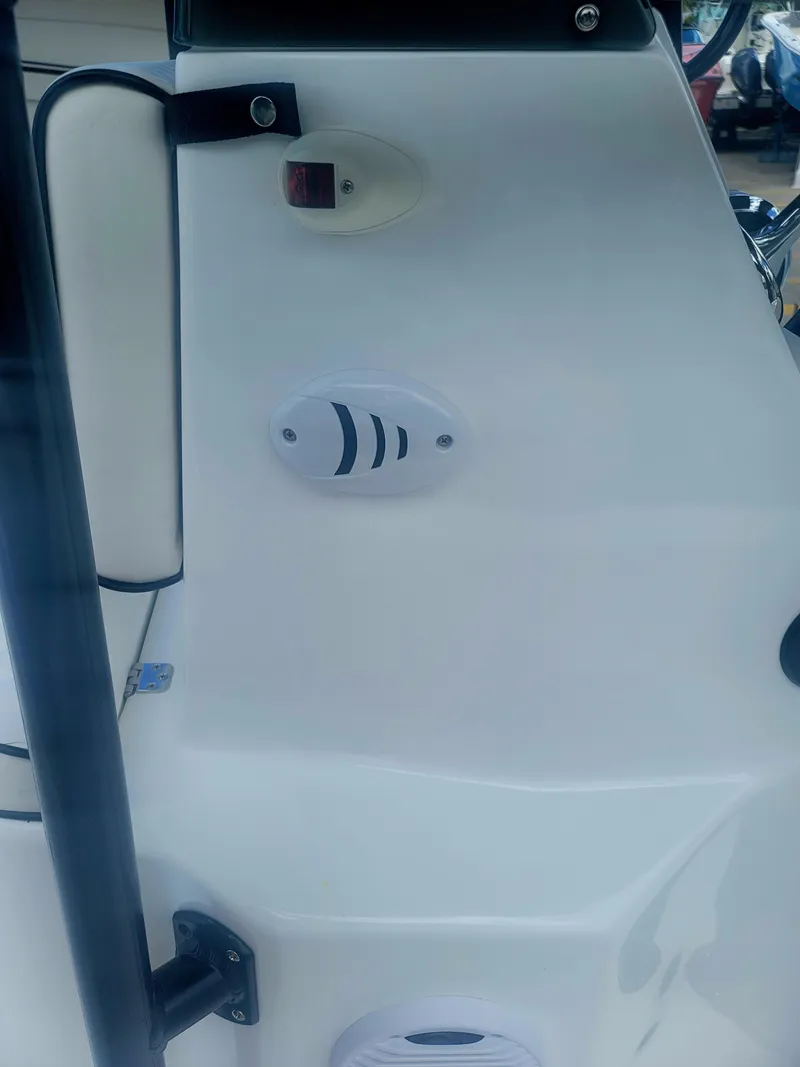 Slide: The Image of Control panel of 2025 Piranha Casador B2200 boat with switches and indicators. - 15