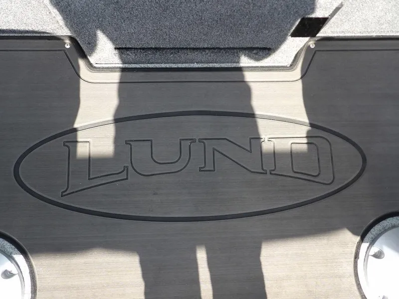 Slide: The Image of Floor of 2019 Lund 1975 Pro V Sport boat with logo embossed. - 30