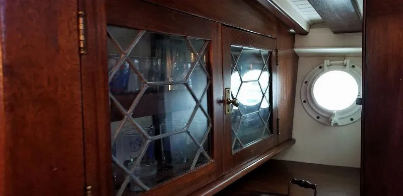 Slide: The Image of China Cabinet with original glass - 40