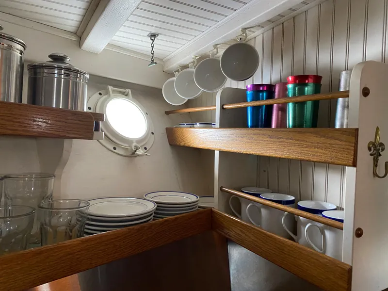 Slide: The Image of Very Organized Galley Storage - 49