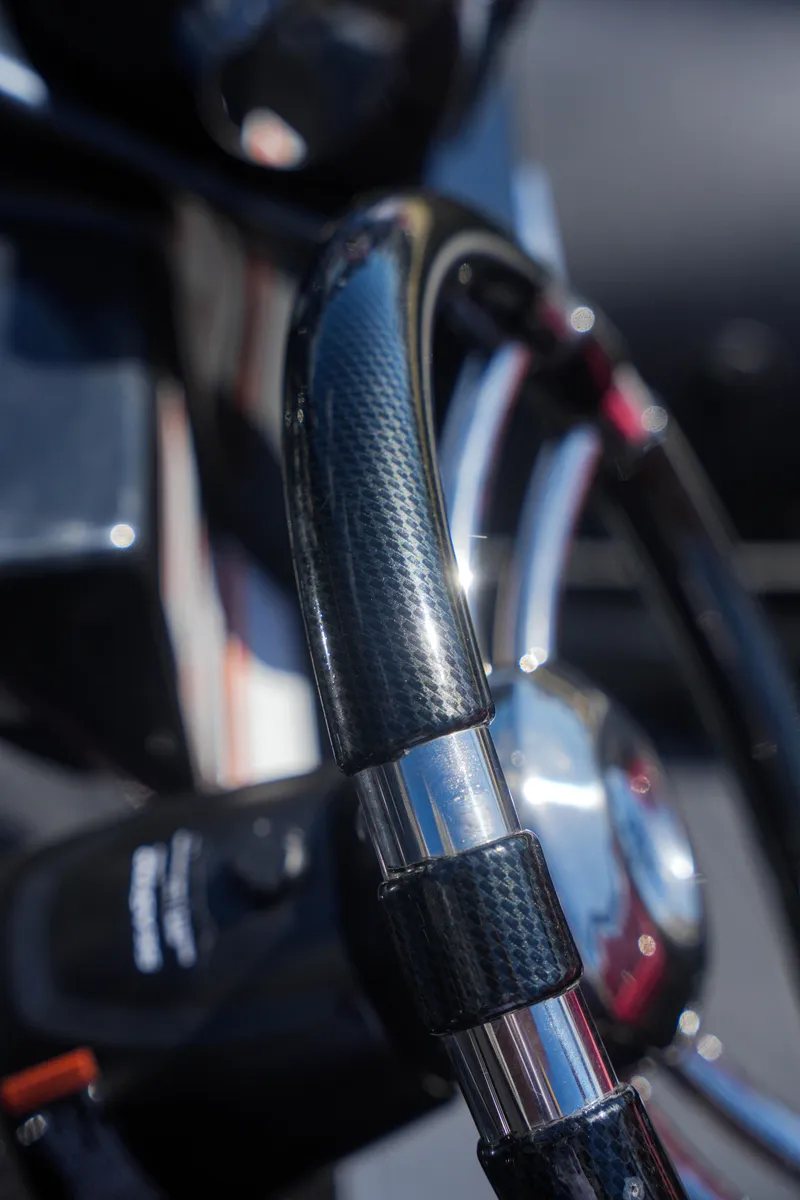 Slide: The Image of Close-up of Sea Prop COMFORT 33 steering wheel, 2025 model. - 11