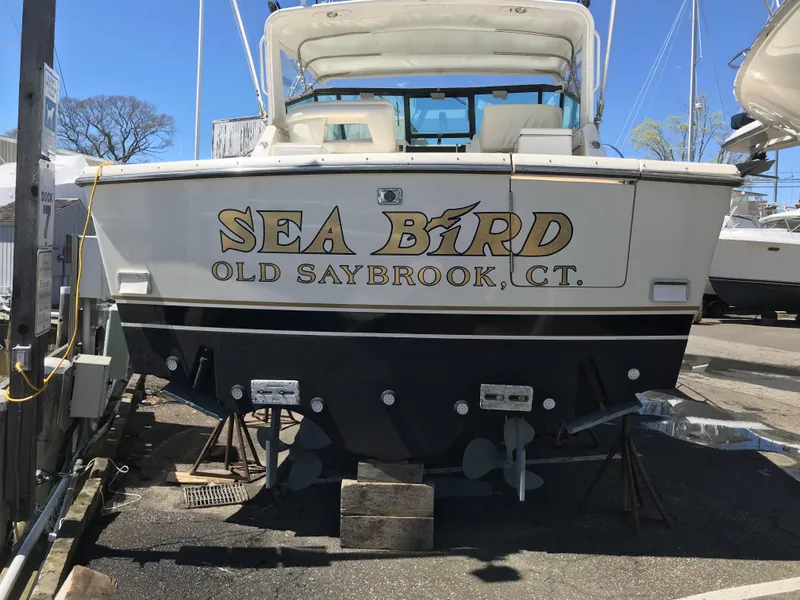 Slide: The Image of 1997 Tiara Yachts 3700 Open, "Sea Bird," docked in Old Saybrook, CT. - 10