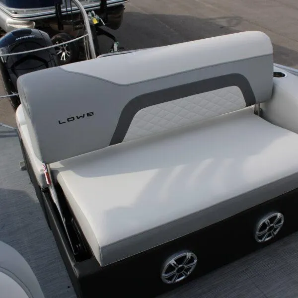 Slide: The Image of 2023 Lowe SS210 W Super Sport boat seat with modern design. - 8