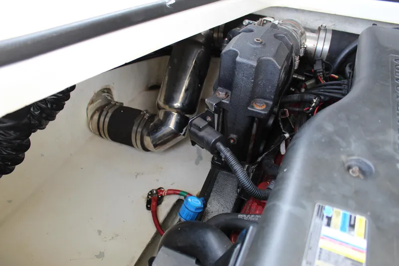 Slide: The Image of Engine compartment of 2010 Chris-Craft Corsair 28. - 23