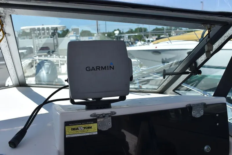 Slide: The Image of Garmin navigation system on a 1987 Grady-White Offshore 24 boat. - 18