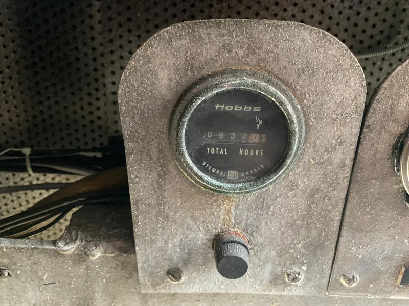 Slide: The Image of Vintage Hobbs hour meter on a 1970 Custom Dive Vessel. - 38