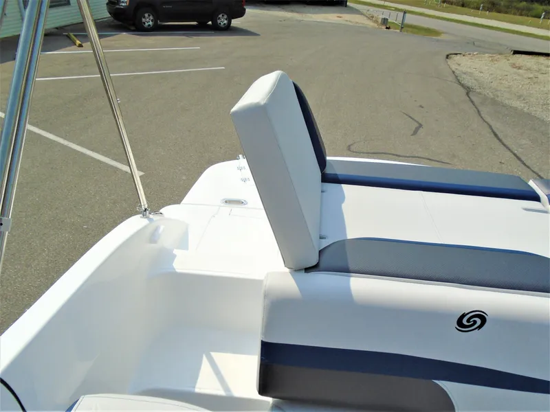 Slide: The Image of 2022 Hurricane SS188 boat interior with adjustable seating. - 5