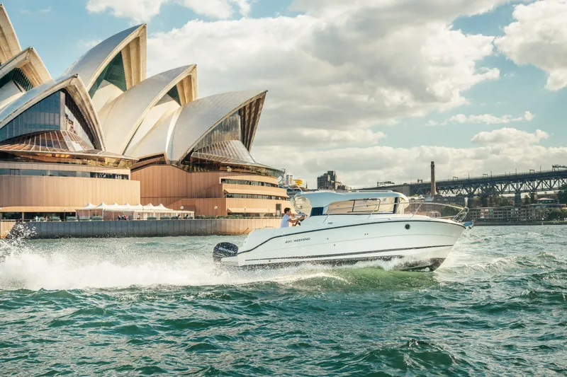 Slide: The Image of Parker Poland 800 Weekend 2022 boat cruising near Sydney Opera House. - 24