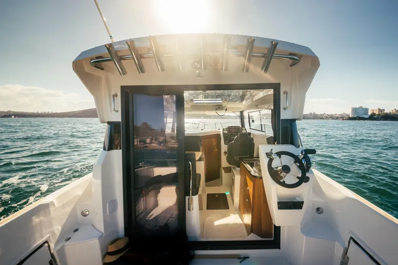 Slide: The Image of 2022 Parker Poland 800 Weekend boat interior with ocean view. - 30
