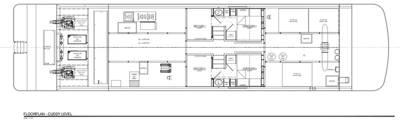 Slide: The Image of Floor plan of Adonia Obsession Share Trip #9, 2021 model, showing detailed layout and rooms. - 2