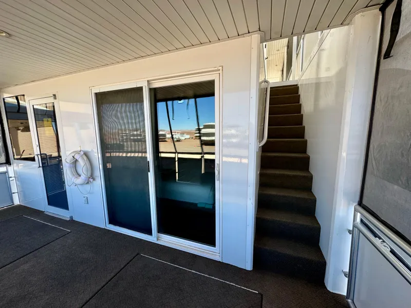 Slide: The Image of Modern Adonia Obsession Share Trip #9 interior with stairs and sliding glass doors, 2021 model. - 22