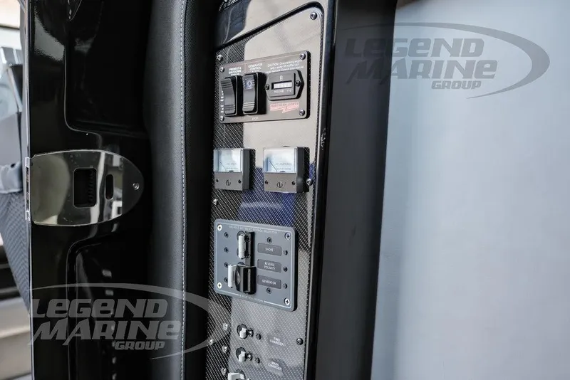Slide: The Image of Control panel of 2025 Nor-Tech 450 Sport boat by Legend Marine Group. - 43