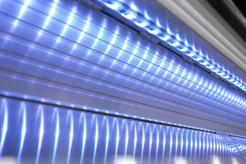 Slide: The Image of Close-up of 2022 Veranda VP25VLC LED lighting system. - 9