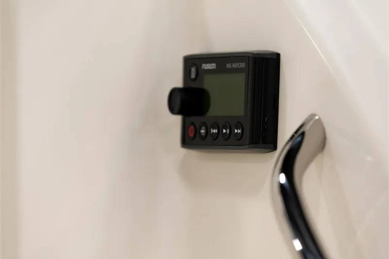 Slide: The Image of Fusion MS-RA200 marine stereo on 2023 Sailfish 316 DC boat. - 11