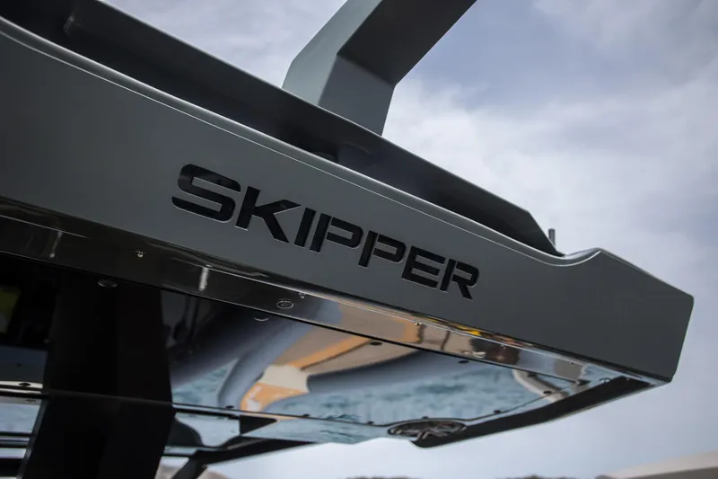 Slide: The Image of 2024 Skipper-BSK 38NC boat with sleek design and modern features. - 30