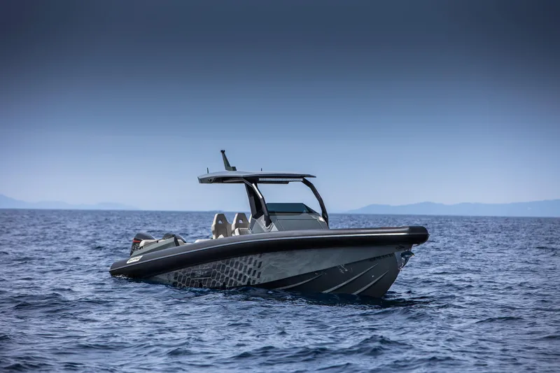 Slide: The Image of 2024 Skipper-BSK 38NC boat on open water. - 12