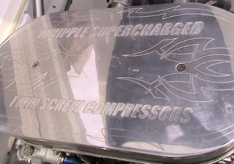Slide: The Image of 2006 MTI 44 Whipple Supercharged Twin Screw Compressors engine detail - 12