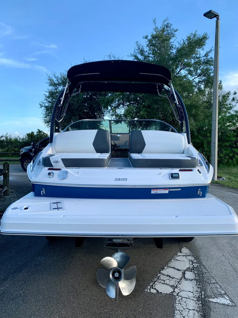 Slide: The Image of 2016 Regal Fastrac boat with dual seating and a rear propeller. - 20