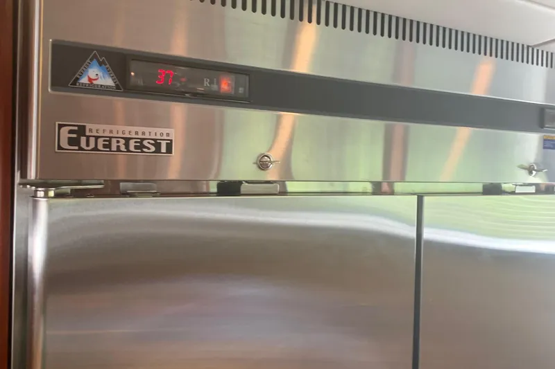 Slide: The Image of Stainless steel Everest refrigerator on 2015 Broward Raised Pilothouse M/Y yacht. - 46