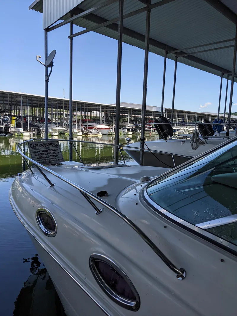 Slide: The Image of 2005 Sea Ray 260 Sundancer in covered dock. - 7