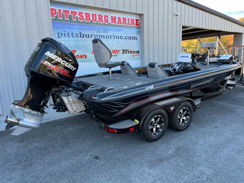 Slide: The Image of 2018 Phoenix 21 boat with Mercury Pro XS engine at Pittsburg Marine. - 15