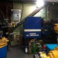 Slide: The Image of Engine room of 1936 Custom Dravo Sternwheeler with Hercules power unit. - 30