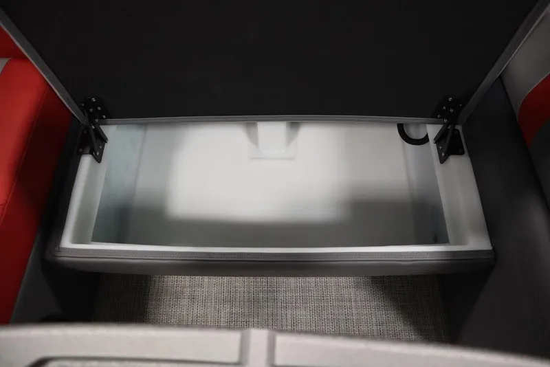 Slide: The Image of Open storage compartment in 2023 Trifecta 23SB2 SS 3.0 boat. - 35