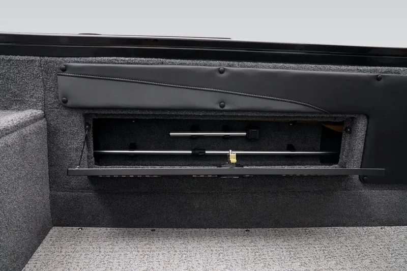 Slide: The Image of 2023 Tracker Targa V-19 WT interior storage compartment. - 49